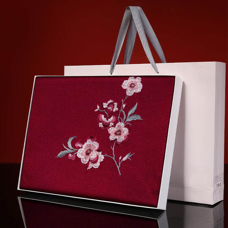 Embroidery Cashmere Luxury Scarf for Women - Ideal Gift 200x35 cm – Image 8