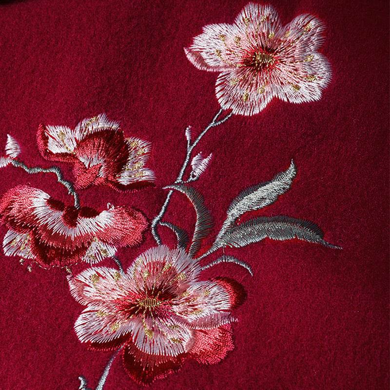 Embroidery Cashmere Luxury Scarf for Women - Ideal Gift 200x35 cm – Image 3